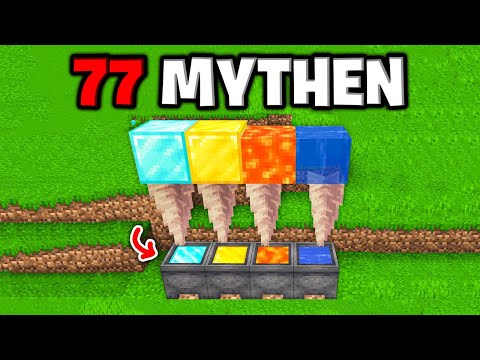 Ich teste 77 MINECRAFT MYTHEN die du nicht glauben wirst!