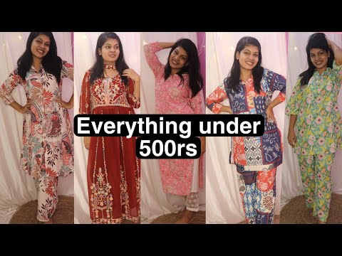 Must buy||Co ords and Kurta sets under 500rs||