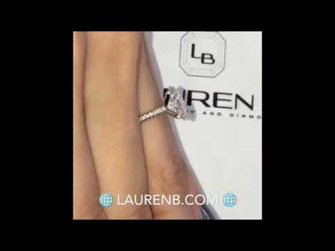 2.70 ct Round Moissanite Yellow Gold Ring
