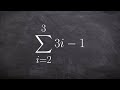 Understanding Sigma Notation and Summation