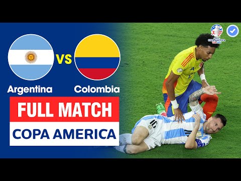 FULL TRẬN | ARGENTINA vs COLOMBIA | CHUNG KẾT COPA AMERICA 2024 | BẢN ĐẸP
