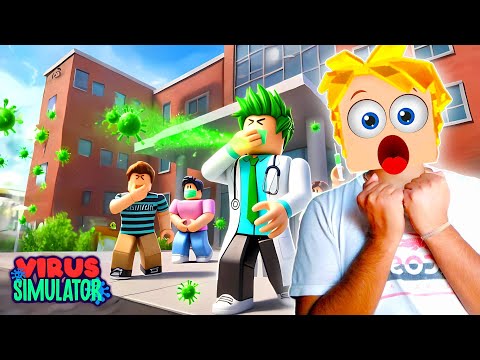 Fighting With New Chinese Virus HMVP In Roblox Virus Simulator