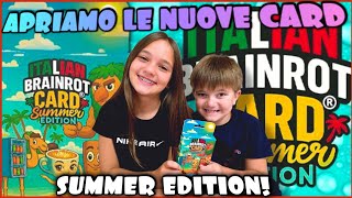 Sono arrivate le Italian Brainrot Card Summer Edition!😍 Apriamo le nuove Card Limitate ESTATE 2025!