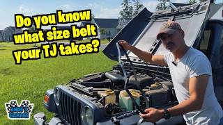 What Size Belt Does Your Jeep Wrangler Take? (Andy’s Garage: Episode - 587)