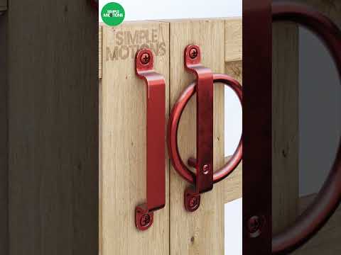 Wooden door latch #latch #lock #gate