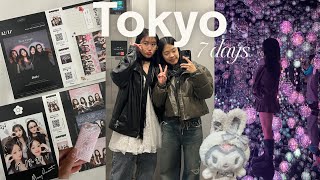 JAPAN VLOG 🍥 disney sea, shopping in ginza and shinjuku, teamlabs, 7 days of food!