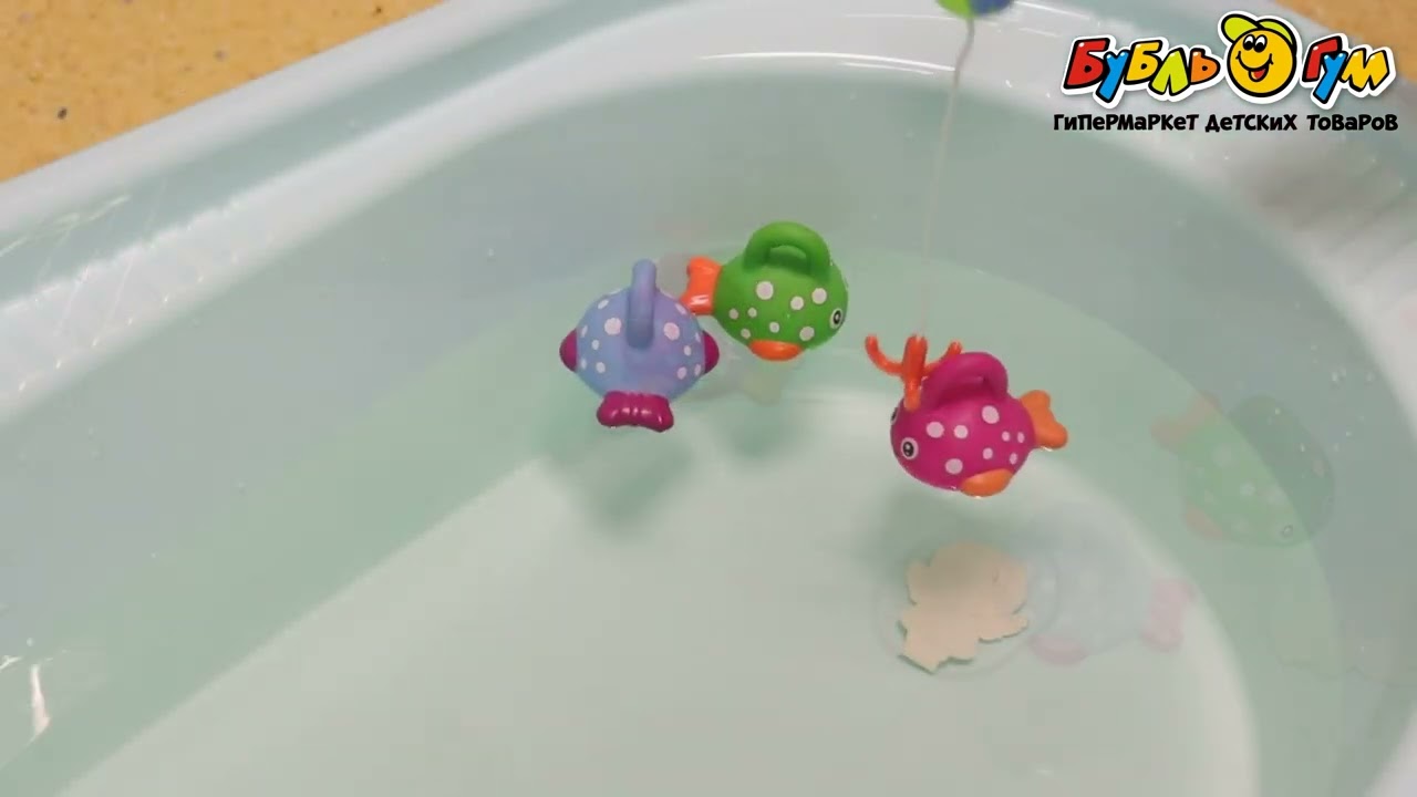 Игрушка в ванну Рыбалка с 18мес - видео Игрушка в ванну Рыбалка с 18мес - видео