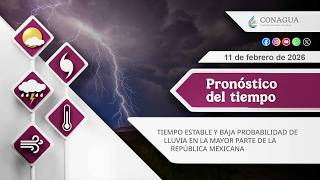 11 de febrero de 2026 8:00h #pronósticodeltiempo