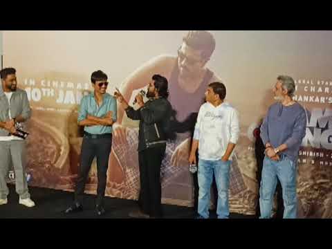 Ram Charan| S Shankar Upcoming Movie Game Changer Mumbai Press Conference