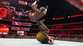WWE Raw Braun Strowman destruye a Apollo Crews