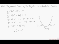 Completing the Square Techniques