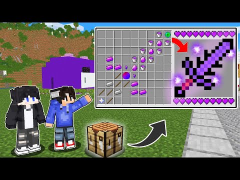 I create the ULTIMATE WEAPONS in Minecraft