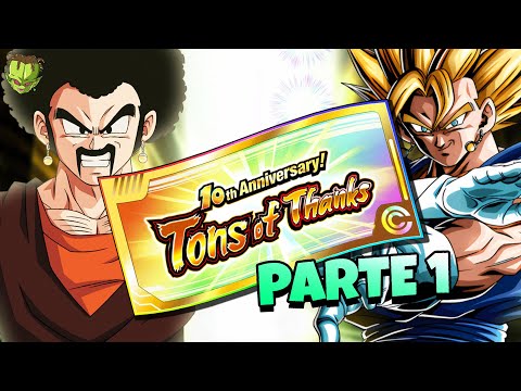 MAS ROTOS QUE NUNCA! Los TICKETS RAINBOW del 10 ANIVERSARIO SON SUPER GOD | Dokkan Battle