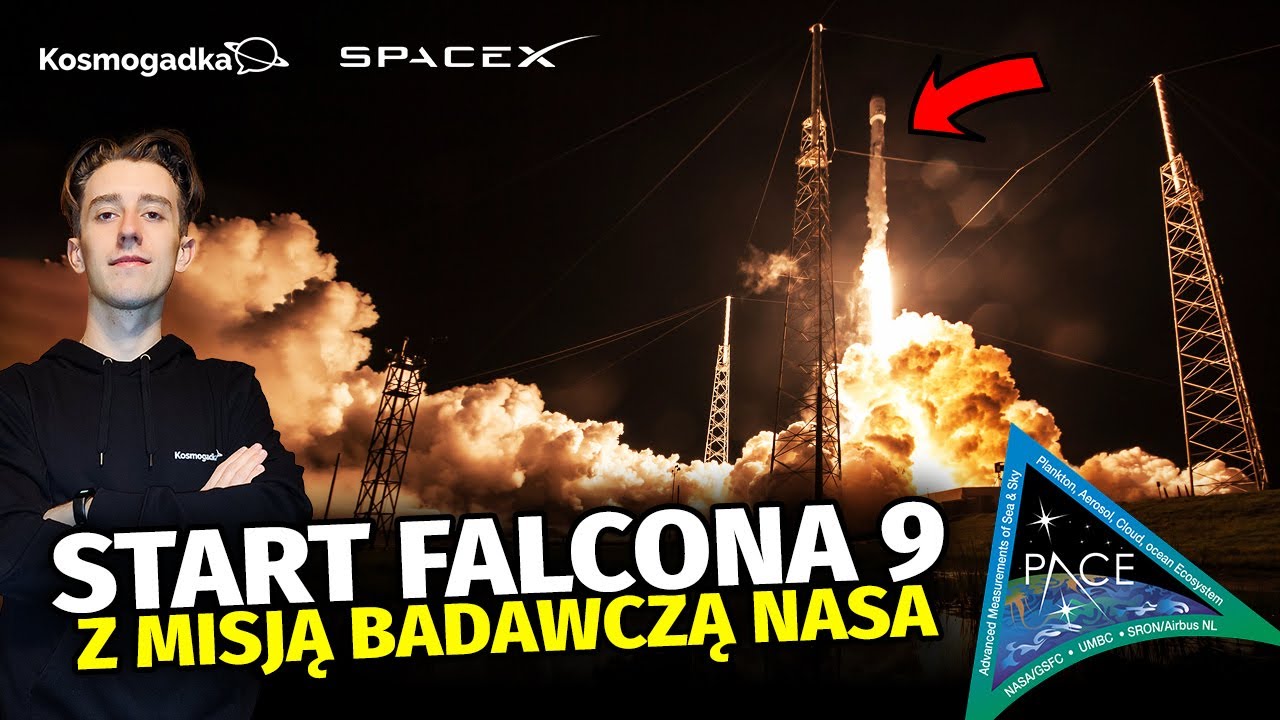 Start Falcona 9 z misją badawczą PACE