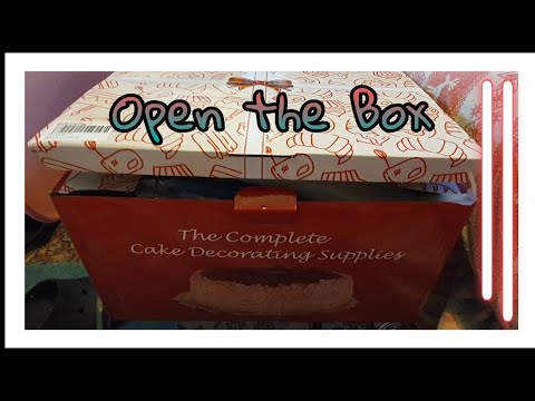 Unboxing Cake Decorating Supplies. || @jeralda