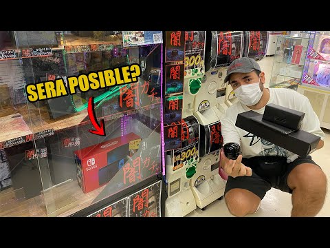 MAQUINA de PREMIOS SORPRESA en JAPON ? | GACHAPONES DE TERROR | SE PUEDE GANAR UNA SWITCH?