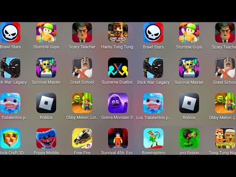 Tung Tung Nightmare 3D,Obby Melon: Lin Gang,Grimace Monster,Roblox,Scary Teacher 3D,Free Fire,PvZ 3