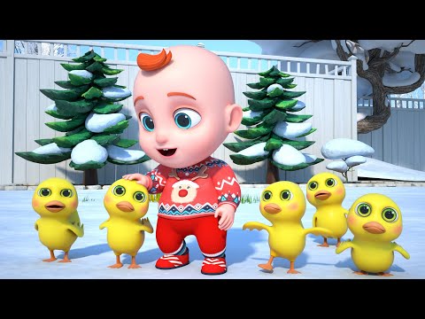 5 Little Ducks song | Christmas is coming🤶🏻 | Kids Songs & Nursery Rhymes | Gobooboo