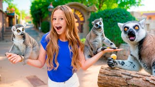 Nastya et papa visitent un musée des sciences et un parc d'attractions à Dubaï