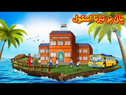 پانی پر تیرتا اسکول | Urdu Story | Stories in Urdu | Urdu Fairy Tales | Urdu Kahaniya