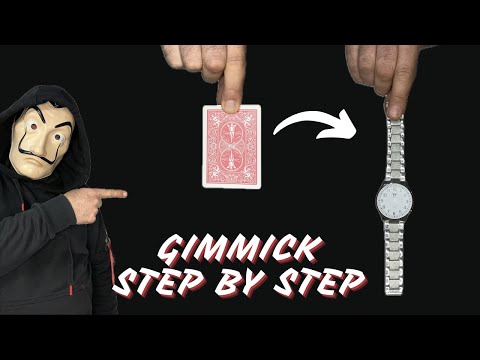 Card to Clock Magic Trick Tutorial | GIMMICK STEP BY STEP