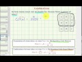 Combinations and Factorials Concepts