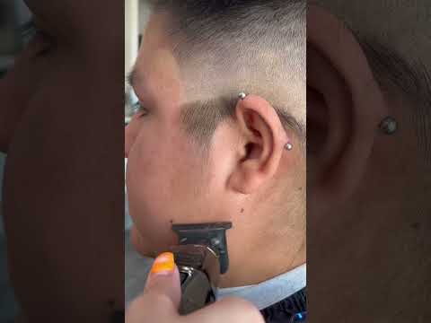 ASMR HAIRCUT | COMB OVER DROP FADE #hairstyle