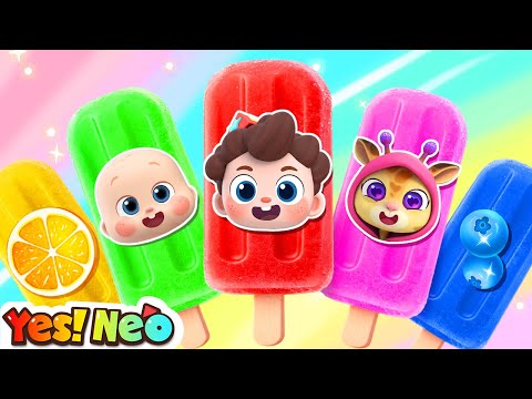 Learn Colors with Fruits Ice Cream | Scoop The Ice Cream | Nursery Rhyme & Kids Songs | Yes! Neo
