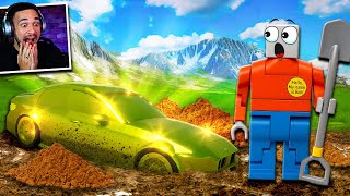 ENCONTRAMOS CARROS de OURO ABANDONADOS no BRICK RIGS