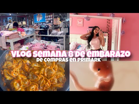 Vlog diario semana 8 de embarazo !! En busca de ropita por primark 👧🏻☀️