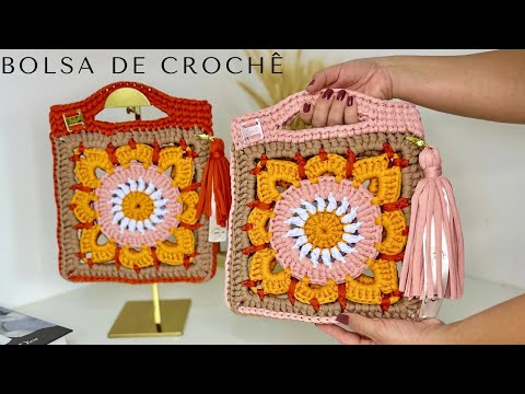 Como Fazer Bolsa de Croche 🔥Sucesso😍 Bolsa Fernanda por Suellen Pontes