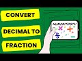 Converting Decimals to Fractions with Place Value Charts