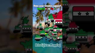 Does your Country support Free Syria or Syria? #geography #europe #syria