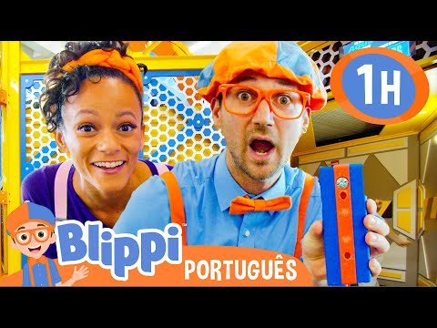 Blippi e Meekah Brincam no Museu! | MARATONA DO BLIPPI! | Vídeos Educativos em Português