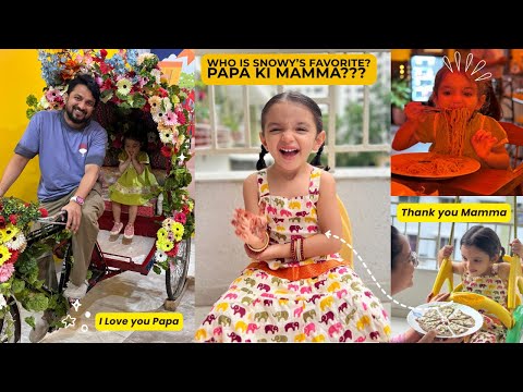 Snowy ला विचारलं – पप्पा की मम्मा? तिचं उत्तर ऐकून थक्क झालो! 😂 | Naughty Snowy & Her Cute Talks!😍