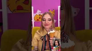 M3GAN's Chocolate Lip Challenge! 🍫👄 | 123GO! Reacts #shorts