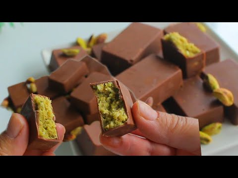 "الكل يجرب شوكولاتة دبي بهده المكونات بسيطة من اليوم لن تحتاج لشرائها! 🍫🤩🍬