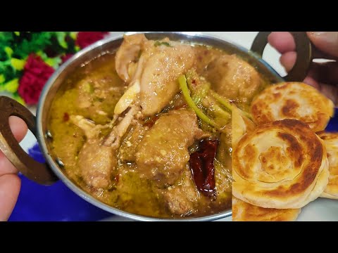 Chicken Stew With Bun Paratha Rich Gravy Wala | Chicken Stew Recipe