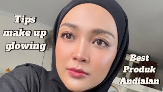 Make up glowing tanpa foundation