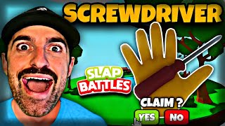 The SECRET Way to Get the SCREWDRIVER Glove in Slap Battles! 🔧👋