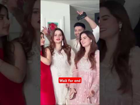 ایمن خان منال خان اور منیب بٹ صبور علی کے گھر عید پر مستىاں کرتے ہووے#aiman#minal#shortvideo