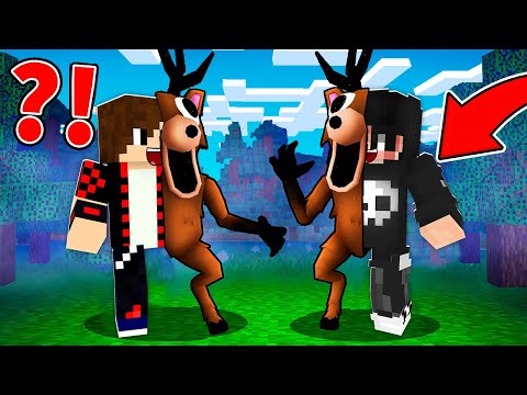 ماين كرافت لبست لبس الغزالة المرعب وحاولت اجلد صاحبي !!؟