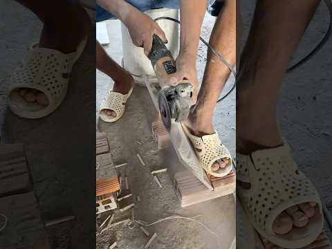 cut tiles to prepare for wall tiling #shorts #youtubeshorts #ytshorts #youtube #fyp #construction