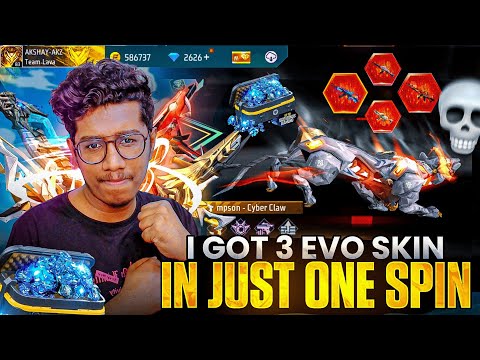 Evo Royale കറക്കി 3 Evo Gun കിട്ടി 😍 Luck Or Wot | Akshay Akz