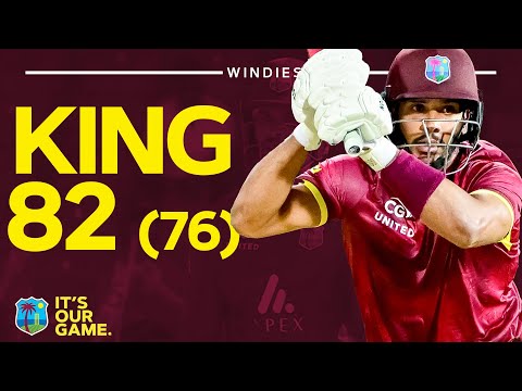 8 FOURS and 3 SIXES | Brandon King Scores Impressive Half-Century | West Indies v Bangladesh