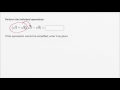 Simplifying Expressions and Operations with Radicals