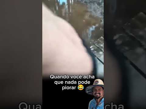 Quando você acha que nada pode piorar 😂 ....#pescar #pesca #fishing #pescador #fish #engraçado