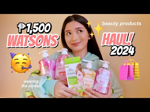 WATSONS HAUL 2024! AFFORDABLE SKINCARE, BODYCARE & HAIRCARE ❤️ | Tyra C.