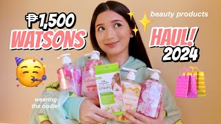 WATSONS HAUL 2024! AFFORDABLE SKINCARE, BODYCARE & HAIRCARE ❤️ | Tyra C.