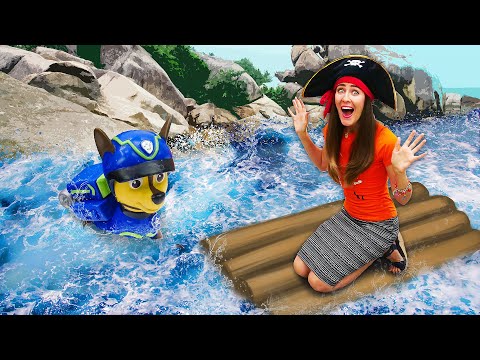 🏴‍☠️🌴 Aventuras Piratas en la Isla del Tesoro | Videos de juguetes con Paw Patrol en español